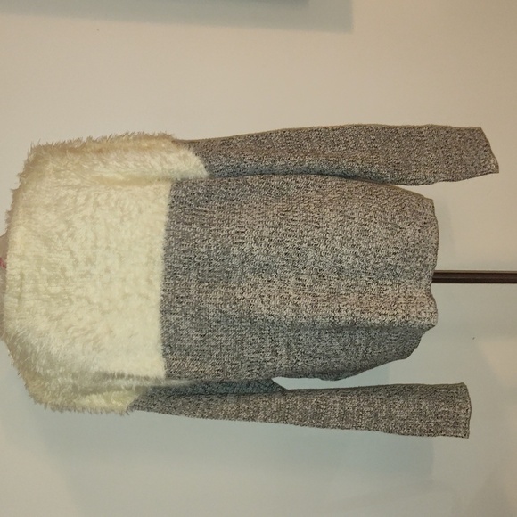 Vince Camuto Womens Eyelash And Marled Knit Sweater Soft Fuzzy Crew Neck - Picture 2 of 7